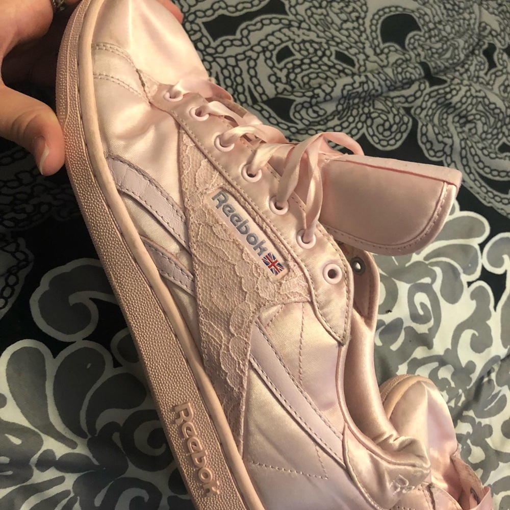 Reebok x Extra Butter pink satin and lace!